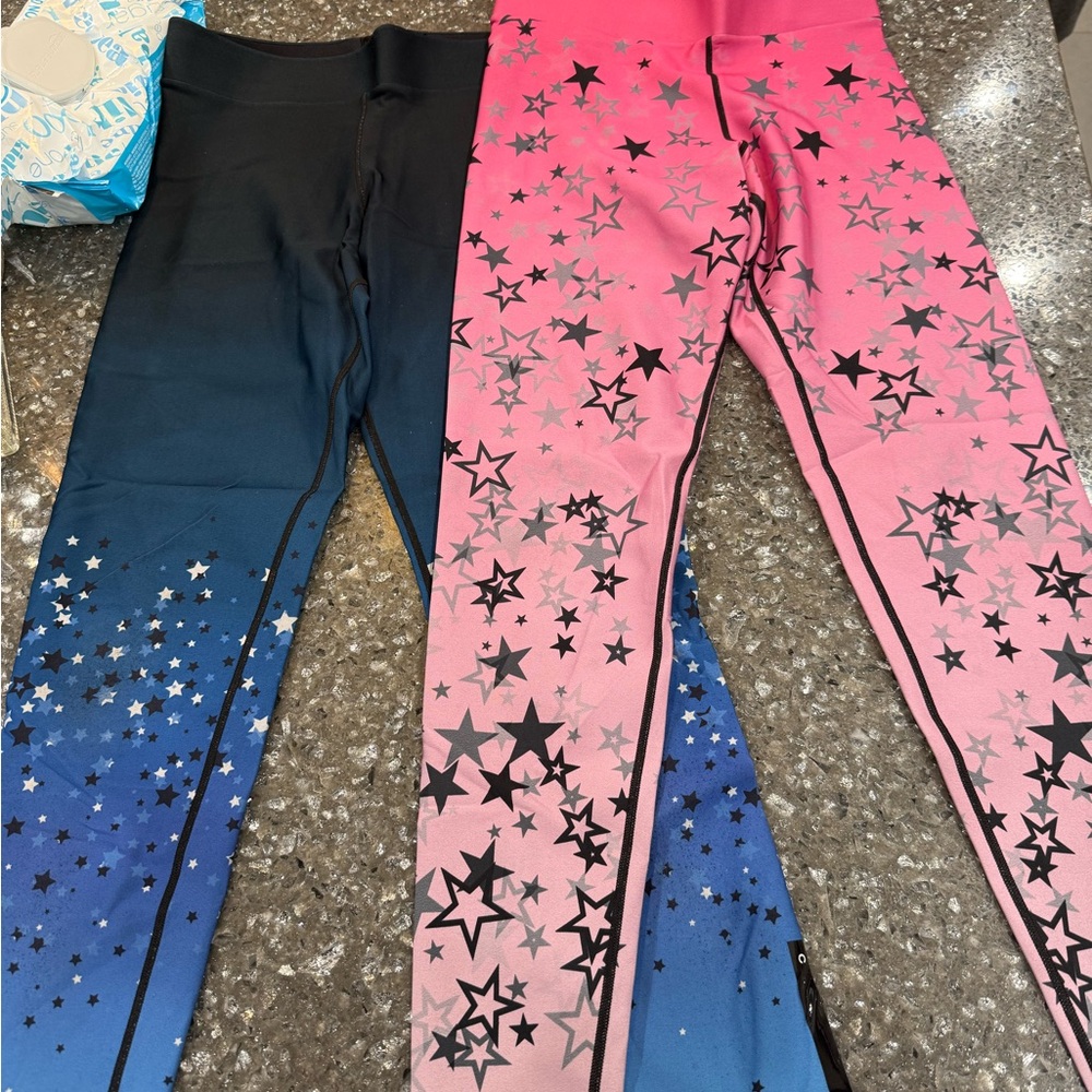 Ultracor Pink and Blue Starry Kids Leggings